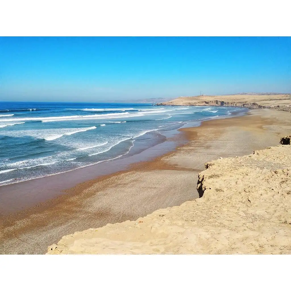 Atlantic coast in Tamri, Morocco